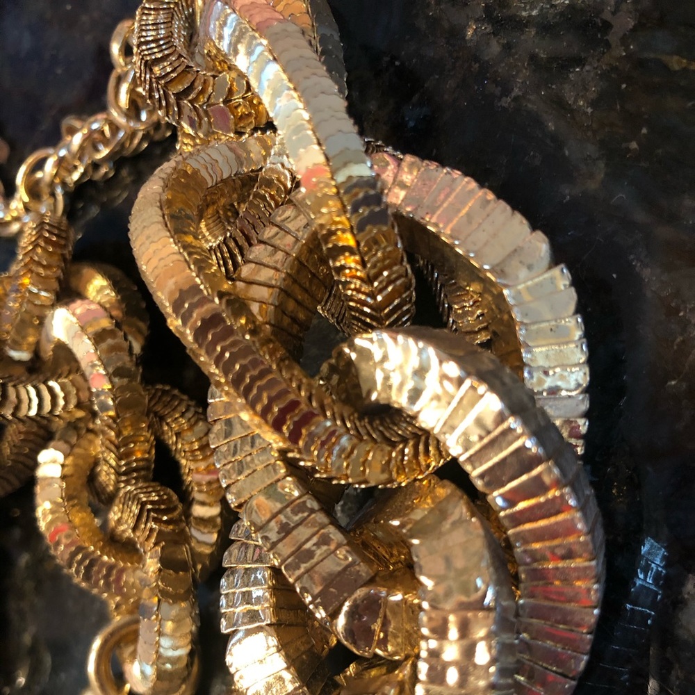 Chunky necklace & bracelet from Banana Republic